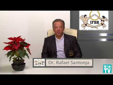 Rafael Santonja. IFBB President. Merry Christmas