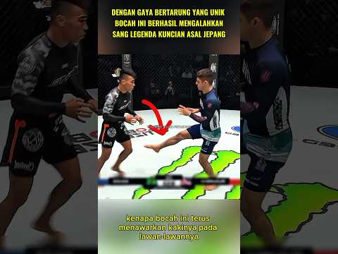 PETARUNG BOCAH VS SANG LEGENDA#mma #ufc #boxing #tinju #shorts