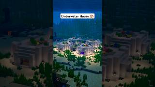 Minecraft Underwater House Tutorial 🏠 #minecraft