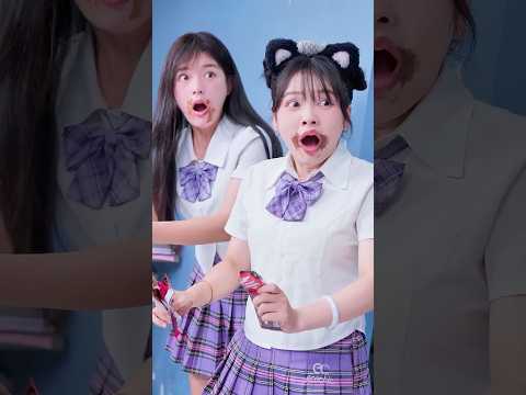 The Ultimate Food Disguise Challenge! 🍫😱#linhchihihi #messyclassroom #schoolcrush #schooldrama