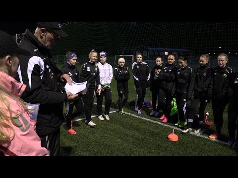 Camp Elfsborg Flickakademin Träning 2016-02-08 Bodavallen! #ElfsborgFlickA