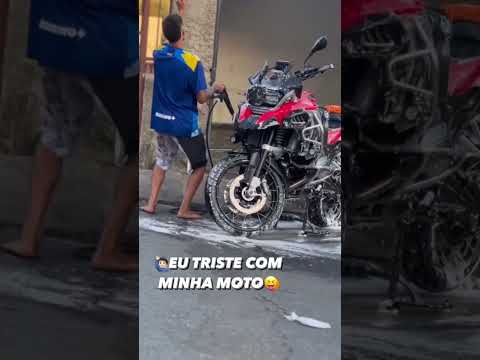 Eu triste com a moto 😅🚀