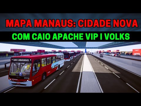 🔴Mapa Manaus Cidade Nova Linha 046 Canaranas Gameplay | Proton Bus Simulator | PBSU | PBSC
