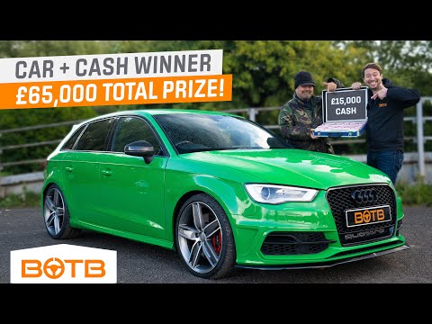 £64,000 Total Prize! NEW AUDI S4 BLACK EDITION | BOTB Winner Ken Fitzgibbon
