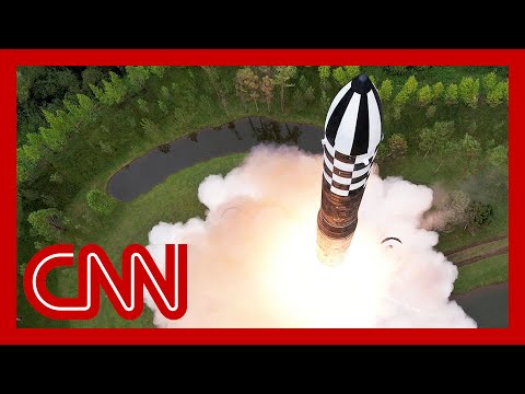 See the moment North Korea launched a ballistic missile