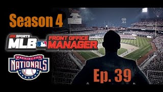 MLB Front Office Manager Washington Nationals Season 4  Ep 39 Offseason Part 1