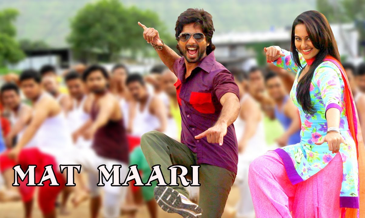 Mat Maari Lyrics  | R Rajkumar | Shahid Kapoor, Sonakshi Sinha | Kunal Ganjawala, Sunidhi Chauhan | Pritam Chakraborthy