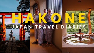 2 DAYS IN HAKONE JAPAN- A stay in a Ryokan, Onsen Hot Springs, Hakone Ropeway an