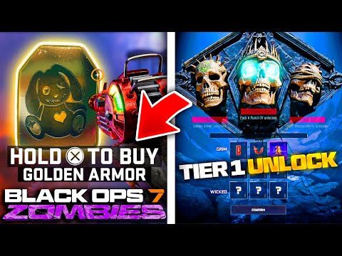 How to UNLOCK Golden Armor in Black Ops 7 Zombies Cursed Mode Tier1 All 3 Relics Ashes of the Damned