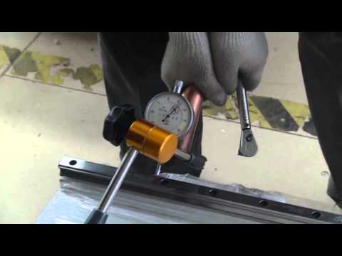 Testing  precision of the gantry