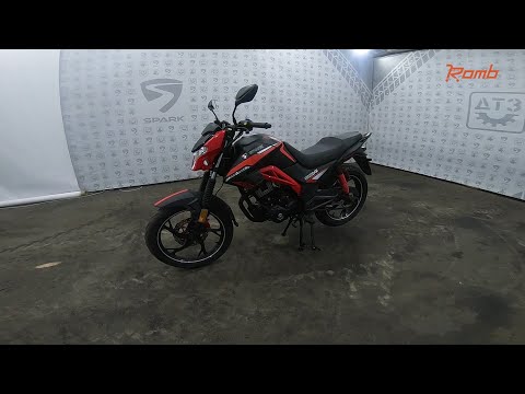 Мотоцикл Spark SP200R-27 (Зібраний з маслами) (Чорний з червоним)
