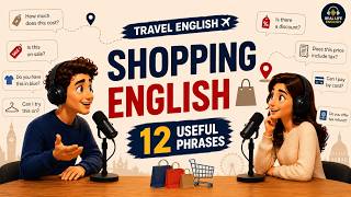 Shopping English | 12 Useful Phrases | Travel English Podcast