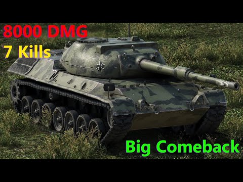 Leopard Prototyp A - 7 Kills 8,000 Damage - Epic Comeback