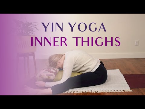 Yin Yoga for Inner Thighs | 30 min Yin Yoga for  Kidney Meridian💧