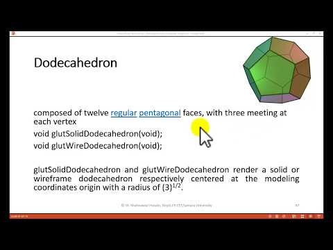 Opengl Tutorial for Beginners 3 Dimensional primitives images Dodecahedron