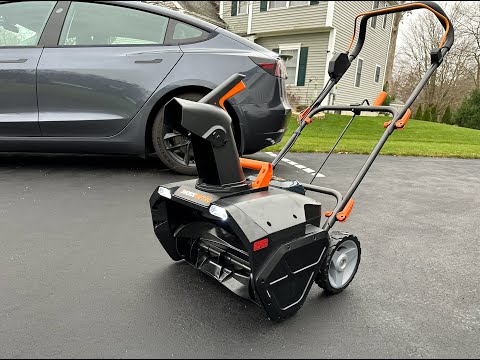 Worx 40V 20" Cordless Snow Blower Power Share with Brushless Motor - WG471 Unboxing and Assembly