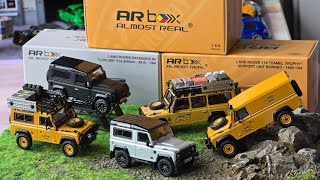 YOU MUST KNOW ABOUT THE NEW ALMOST REAL LAND ROVER DEFENDER CAMEL TROPHY MODELS! 1/64 scale.