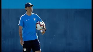 Muñiz cierra su primera semana de entrenamientos a ritmo frenético