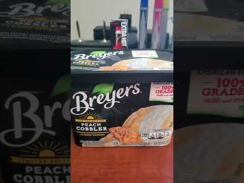 Review on Breyers Limited Edition Peach Cobbler Layered Dessert