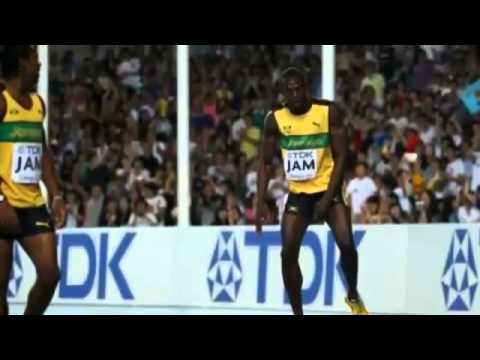 19 32 Usain Bolt wins the 200m after winning gold in the 100m , blake takes silver , Weir Bronze