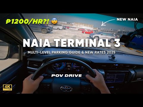 [POV Drive] NAIA Terminal 3 Multi-Level Parking | Parking Guide & Rates 2025 #zabventure #pov
