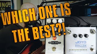 A TONE EXPERIMENT: JOYO AVALLON VS ORIGIN EFFECTS CALI76 COMPACT DELUXE!