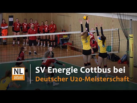 Deutsche U20-Volleyballmeisterschaft in Cottbus | Aufsteiger SV Energie Cottbus mit dabei