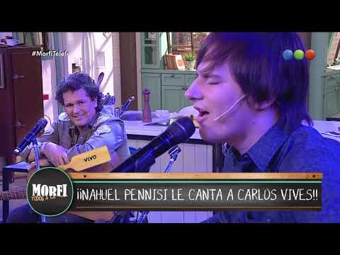 Nahuel Pennisi le canta a Carlos Vives "Zamba para olvidar" - Morfi