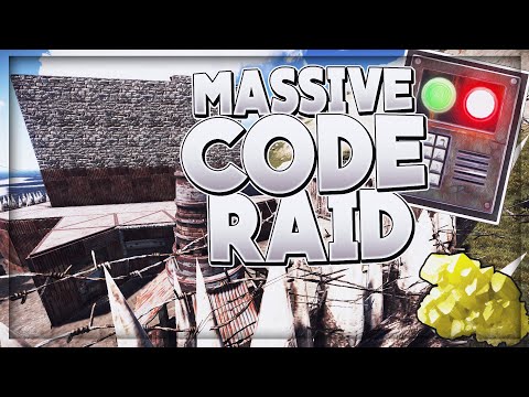 Rust - Code Raiding A 5x5 CLAN BASE On Vanilla *INSANE*