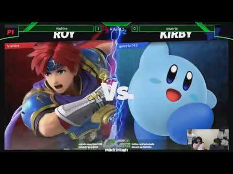 Vishire (Roy) vs qwertz143 (Mii Gunner/Kirby/Isabelle) - Smash Ultimate @ LXG - R3 Winners