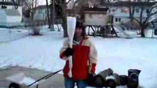 濡れタオルを零下15度Cで回すと？