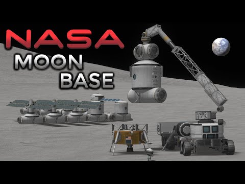 NASA STYLE MOON BASE in KSP!