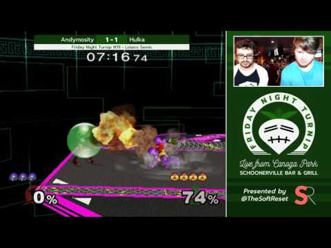 Friday Night Turnip #19 - Andymosity (Samus) vs. Hulka (Sheik) - Losers Semis
