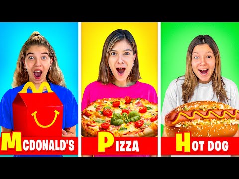 24 HORAS COMIENDO COMIDA EN ORDEN ALFABÉTICO !!