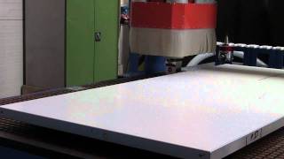 Refrigerator door machining 