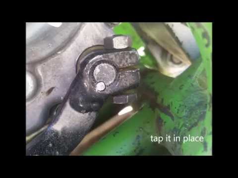 fix slipping shift lever, worn splines, 5 min fix, pin