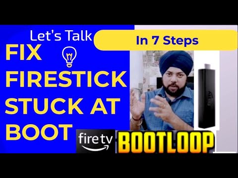 Firestick STUCK on FIRE TV LOGO | Boot Loop | How to Fix it in Hindi