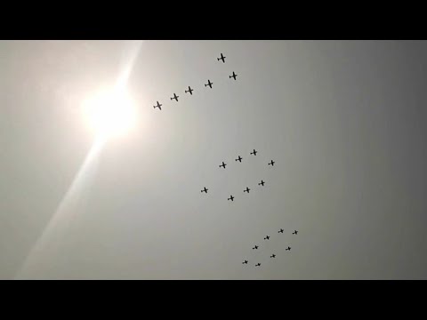 Mujib 100 years birthday anniversary/plane display 100