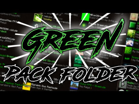 MINECRAFT GREEN TEXTURE PACK FOLDER (+50 PACKS)