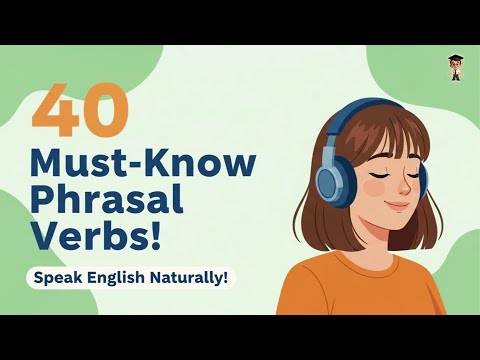 English in Daily Life - 40 Phrasal Verbs for Everyday English | Learn & Speak Like a Native!