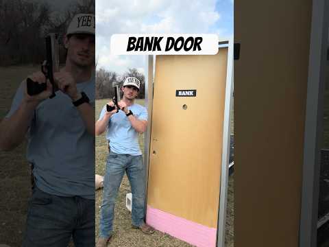 Can a Bank Door Stop a Bullet?
