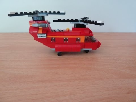 Vidéo LEGO Creator 31003 : L'hélicoptère bi-rotors