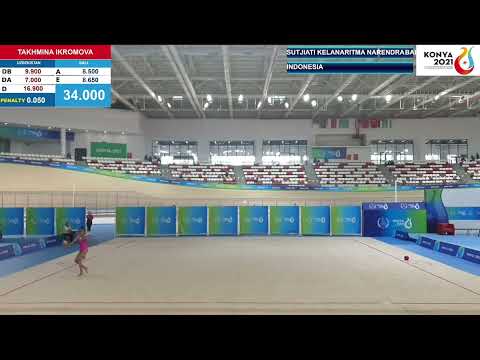 Sutjiati Kelanaritma Narendra (IDN) - 2021 Islamic Solidarity Games - Ball Qualification