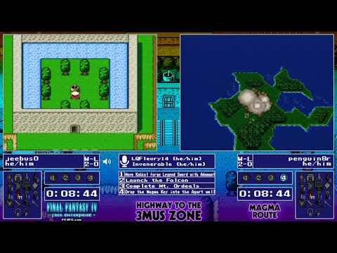 FF4FE Highway to the Threemus Zone Magma Route - jeebus0 VS penguin8r