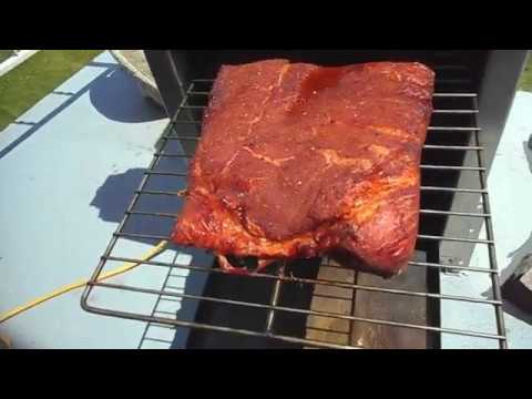 Smoked Pork Belly in the KBQ C-60/SS... a True all Wood Burning Pit