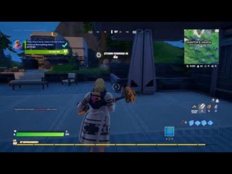 Find a Maple Syrup Stash at Hunters Haven-Fortnite