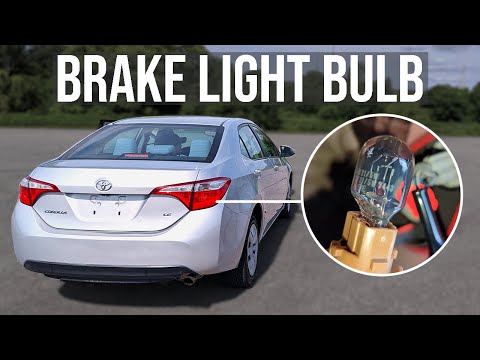 How to Replace Brake Light Bulb - Toyota Corolla (2014-2018)