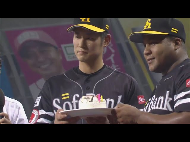 ホークス・上林選手ヒーローインタビュー	2019/8/1 L-H