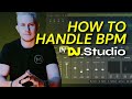 How To Handle BPM In DJ Studio