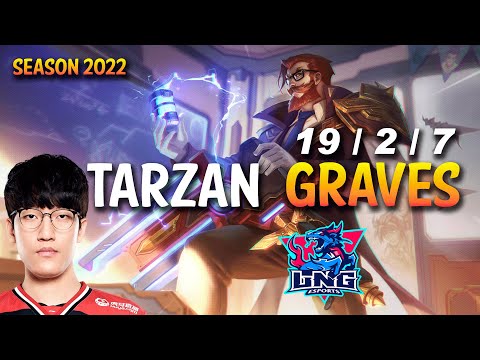 LNG Tarzan GRAVES vs LEE SIN Jungle - KR Ranked
